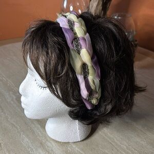 Ribbon Wrapped withh gemstones Headband